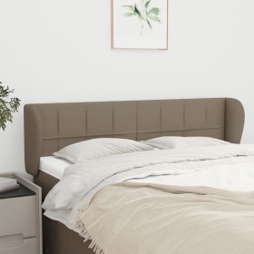 Cabecero de tela gris taupe 147x23x78/88 cm de vidaXL, Cabeceros y pies de cama - Ref: Foro24-3117146, Precio: 65,99 €, Descu...