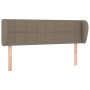 Taupe gray fabric headboard 147x23x78/88 cm by vidaXL, Headboards and footboards - Ref: Foro24-3117146, Price: 65,99 €, Disco...