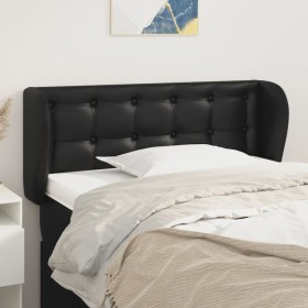 Black synthetic leather headboard 83x23x78/88 cm by vidaXL, Headboards and footboards - Ref: Foro24-3117216, Price: 47,99 €, ...