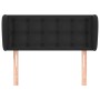 Black synthetic leather headboard 83x23x78/88 cm by vidaXL, Headboards and footboards - Ref: Foro24-3117216, Price: 48,99 €, ...