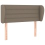 Taupe gray fabric headboard 93x23x78/88 cm by vidaXL, Headboards and footboards - Ref: Foro24-3117270, Price: 51,52 €, Discou...