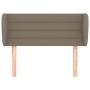 Taupe gray fabric headboard 93x23x78/88 cm by vidaXL, Headboards and footboards - Ref: Foro24-3117270, Price: 51,52 €, Discou...