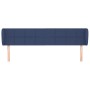 Blue fabric headboard 163x23x78/88 cm by vidaXL, Headboards and footboards - Ref: Foro24-3117156, Price: 68,99 €, Discount: %