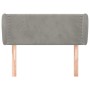 Cabecero de terciopelo gris claro 103x23x78/88 cm de vidaXL, Cabeceros y pies de cama - Ref: Foro24-3117046, Precio: 50,83 €,...