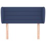 Blue fabric headboard 103x23x78/88 cm by vidaXL, Headboards and footboards - Ref: Foro24-3117280, Price: 53,99 €, Discount: %