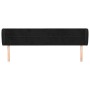 Black velvet headboard 183x23x78/88 cm by vidaXL, Headboards and footboards - Ref: Foro24-3117206, Price: 76,11 €, Discount: %