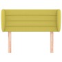 Cabecero de tela verde 83x23x78/88 cm de vidaXL, Cabeceros y pies de cama - Ref: Foro24-3117265, Precio: 43,99 €, Descuento: %