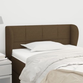 Dark brown fabric headboard 83x23x78/88 cm by vidaXL, Headboards and footboards - Ref: Foro24-3117121, Price: 47,99 €, Discou...