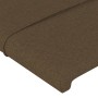 Cabecero de tela marrón oscuro 83x23x78/88 cm de vidaXL, Cabeceros y pies de cama - Ref: Foro24-3117121, Precio: 43,31 €, Des...