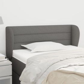 Cabecero de tela gris oscuro 83x23x78/88 cm de vidaXL, Cabeceros y pies de cama - Ref: Foro24-3117259, Precio: 44,99 €, Descu...