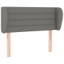 Dark gray fabric headboard 83x23x78/88 cm by vidaXL, Headboards and footboards - Ref: Foro24-3117259, Price: 47,44 €, Discoun...