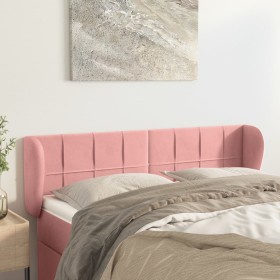 Pink velvet headboard 147x23x78/88 cm by vidaXL, Headboards and footboards - Ref: Foro24-3117197, Price: 70,98 €, Discount: %