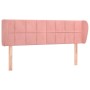 Pink velvet headboard 147x23x78/88 cm by vidaXL, Headboards and footboards - Ref: Foro24-3117197, Price: 71,97 €, Discount: %