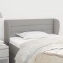 Cabecero de tela gris claro 93x23x78/88 cm de vidaXL, Cabeceros y pies de cama - Ref: Foro24-3117266, Precio: 51,52 €, Descue...