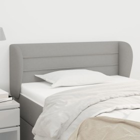 Light gray fabric headboard 93x23x78/88 cm by vidaXL, Headboards and footboards - Ref: Foro24-3117266, Price: 51,58 €, Discou...