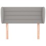 Cabecero de tela gris claro 93x23x78/88 cm de vidaXL, Cabeceros y pies de cama - Ref: Foro24-3117266, Precio: 51,52 €, Descue...