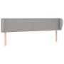 Light gray fabric headboard 183x23x78/88 cm by vidaXL, Headboards and footboards - Ref: Foro24-3116878, Price: 72,70 €, Disco...