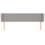 Light gray fabric headboard 183x23x78/88 cm by vidaXL, Headboards and footboards - Ref: Foro24-3116878, Price: 72,70 €, Disco...