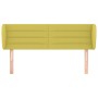 Green fabric headboard 147x23x78/88 cm by vidaXL, Headboards and footboards - Ref: Foro24-3117289, Price: 55,19 €, Discount: %