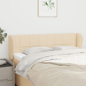 Cream fabric headboard 147x23x78/88 cm by vidaXL, Headboards and footboards - Ref: Foro24-3117147, Price: 66,83 €, Discount: %