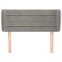 Light gray velvet headboard 103x23x78/88 cm by vidaXL, Headboards and footboards - Ref: Foro24-3117326, Price: 53,55 €, Disco...