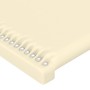 Cabecero de cuero sintético color crema 83x23x78/88 cm de vidaXL, Cabeceros y pies de cama - Ref: Foro24-3117078, Precio: 50,...