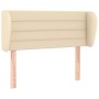 Cream fabric headboard 93x23x78/88 cm by vidaXL, Headboards and footboards - Ref: Foro24-3117271, Price: 51,72 €, Discount: %