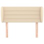 Cream fabric headboard 93x23x78/88 cm by vidaXL, Headboards and footboards - Ref: Foro24-3117271, Price: 51,72 €, Discount: %