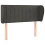 Dark gray velvet headboard 103x23x78/88 cm by vidaXL, Headboards and footboards - Ref: Foro24-3117425, Price: 53,18 €, Discou...