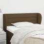 Dark gray fabric headboard 103x23x78/88 cm by vidaXL, Headboards and footboards - Ref: Foro24-3117277, Price: 49,31 €, Discou...