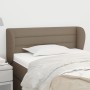 Cabecero de tela gris taupe 83x23x78/88 cm de vidaXL, Cabeceros y pies de cama - Ref: Foro24-3117262, Precio: 45,64 €, Descue...