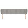 Cabecero de tela gris claro 183x23x78/88 cm de vidaXL, Cabeceros y pies de cama - Ref: Foro24-3117396, Precio: 73,24 €, Descu...