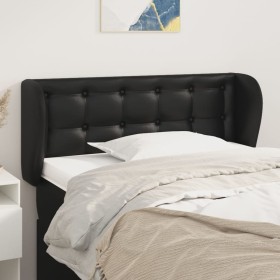 Black synthetic leather headboard 103x23x78/88 cm by vidaXL, Headboards and footboards - Ref: Foro24-3117228, Price: 48,81 €,...