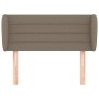 Taupe gray fabric headboard 103x23x78/88 cm by vidaXL, Headboards and footboards - Ref: Foro24-3117278, Price: 56,99 €, Disco...