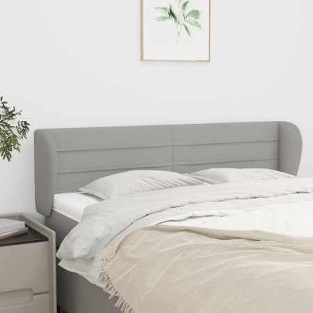 Light gray fabric headboard 147x23x78/88 cm by vidaXL, Headboards and footboards - Ref: Foro24-3117282, Price: 67,28 €, Disco...