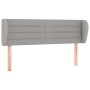 Light gray fabric headboard 147x23x78/88 cm by vidaXL, Headboards and footboards - Ref: Foro24-3117282, Price: 67,28 €, Disco...