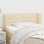 Cabecero de tela color crema 83x23x78/88 cm de vidaXL, Cabeceros y pies de cama - Ref: Foro24-3117263, Precio: 51,76 €, Descu...