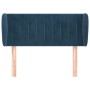 Dark blue velvet headboard 83x23x78/88 cm by vidaXL, Headboards and footboards - Ref: Foro24-3117416, Price: 43,41 €, Discoun...