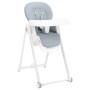 Trona de bebé de aluminio gris claro de vidaXL, Sillas y tronas para niños - Ref: Foro24-10401, Precio: 99,75 €, Descuento: %