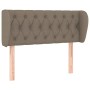 Taupe gray fabric headboard 93x23x78/88 cm by vidaXL, Headboards and footboards - Ref: Foro24-3117466, Price: 64,38 €, Discou...