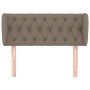 Taupe gray fabric headboard 93x23x78/88 cm by vidaXL, Headboards and footboards - Ref: Foro24-3117466, Price: 64,38 €, Discou...