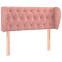 Cabecero de terciopelo rosa 93x23x78/88 cm de vidaXL, Cabeceros y pies de cama - Ref: Foro24-3117521, Precio: 63,75 €, Descue...