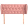 Cabecero de terciopelo rosa 93x23x78/88 cm de vidaXL, Cabeceros y pies de cama - Ref: Foro24-3117521, Precio: 63,75 €, Descue...