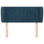 Dark blue velvet headboard 103x23x78/88 cm by vidaXL, Headboards and footboards - Ref: Foro24-3117428, Price: 65,93 €, Discou...