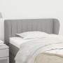 Cabecero de tela gris claro 103x23x78/88 cm de vidaXL, Cabeceros y pies de cama - Ref: Foro24-3117372, Precio: 52,44 €, Descu...