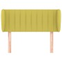 Green fabric headboard 83x23x78/88 cm by vidaXL, Headboards and footboards - Ref: Foro24-3117363, Price: 37,99 €, Discount: %