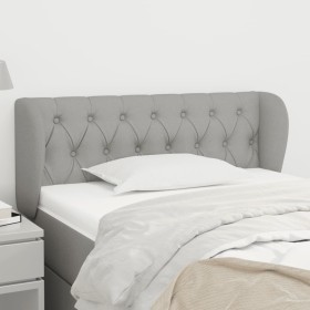 Light gray fabric headboard 93x23x78/88 cm by vidaXL, Headboards and footboards - Ref: Foro24-3117462, Price: 61,25 €, Discou...