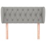 Cabecero de tela gris claro 93x23x78/88 cm de vidaXL, Cabeceros y pies de cama - Ref: Foro24-3117462, Precio: 61,19 €, Descue...