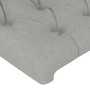 Cabecero de tela gris claro 93x23x78/88 cm de vidaXL, Cabeceros y pies de cama - Ref: Foro24-3117462, Precio: 61,19 €, Descue...