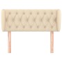 Cream fabric headboard 93x23x78/88 cm by vidaXL, Headboards and footboards - Ref: Foro24-3117467, Price: 63,75 €, Discount: %